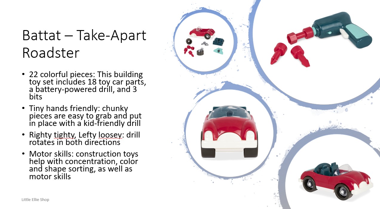 battat take apart roadster