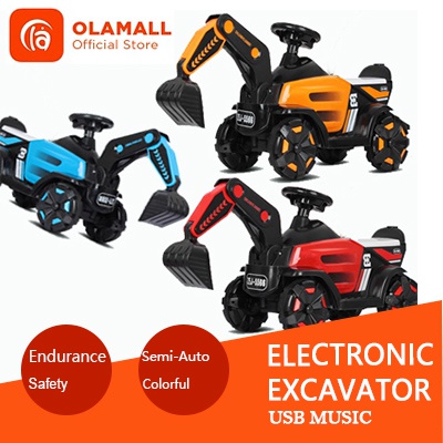 electric toy excavator