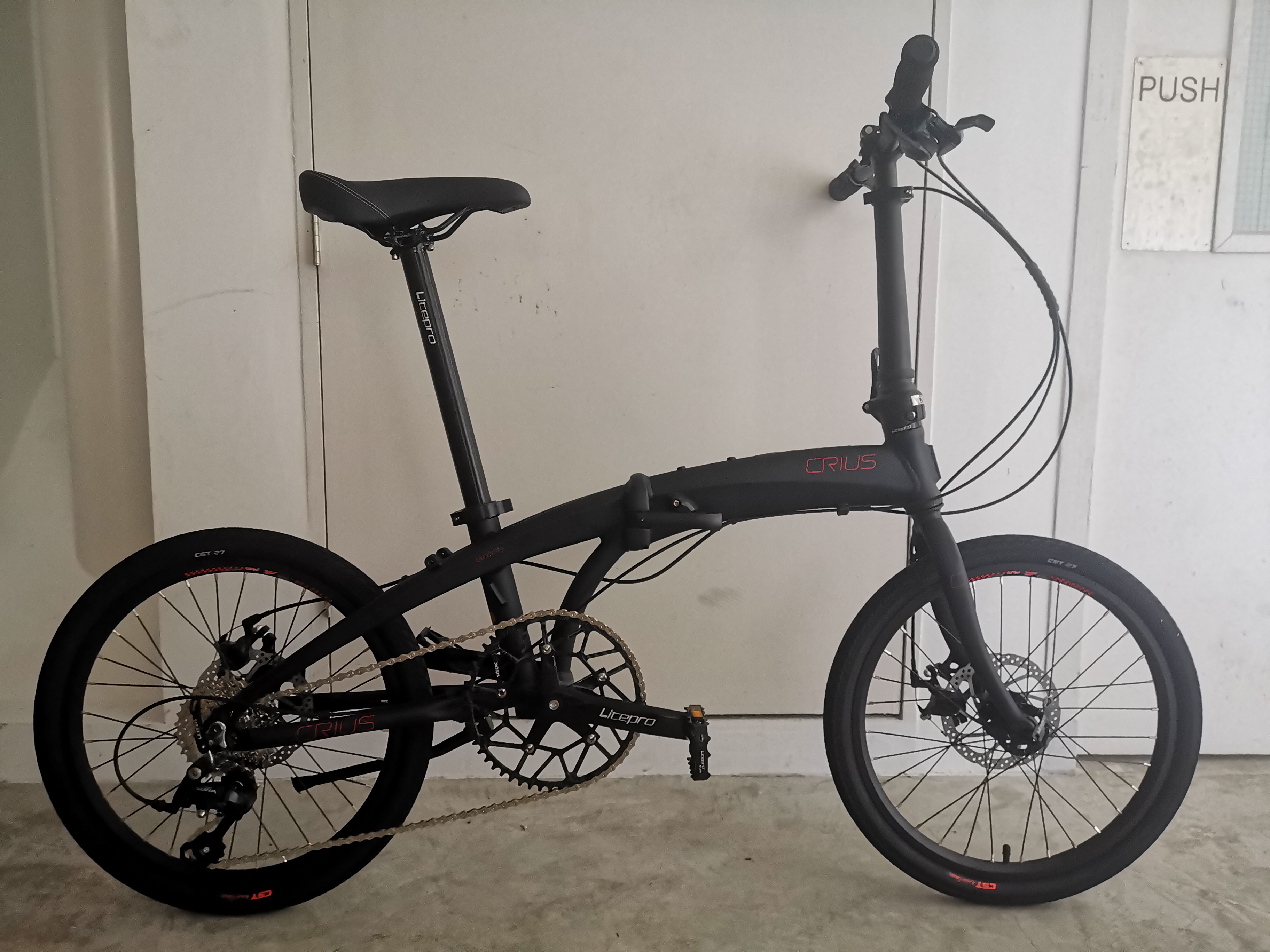 folding bike crius