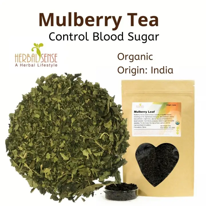 Organic Flower Tea Mulberry Leaf 60 Gm Lazada Singapore
