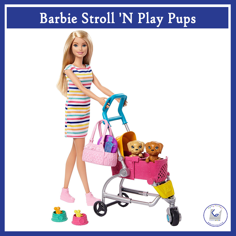 barbie stroll n play