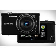 (REFURBISHED)Samsung SH100 Silver 14.2MP Digital Camera w/ 5x Optical Zoom, 3.0″ LCD Display, Wi-Fi (Export)