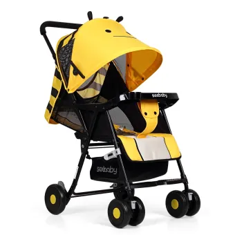 lightweight stroller yellow