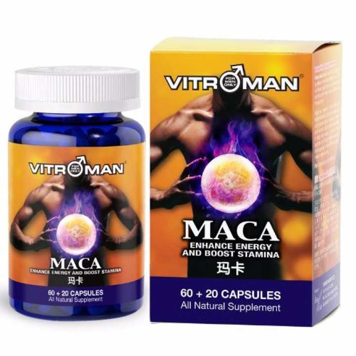 VITROMAN Maca Pure Maca Root & Tongkat Ali combination Maca Root